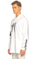 Les Benjamins Kapüşonlu Beyaz Sweatshirt