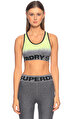 Superdry Gri Spor Büstiyeri