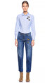 Penny Black İşleme Detaylı Mavi Jean Pantolon