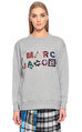 Marc Jacobs Pul-Payet İşlemeli Gri Sweatshirt