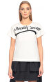 Marc Jacobs Baskı Desen Beyaz T-Shirt