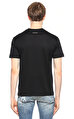 Les Hommes Baskı Desen Siyah T-Shirt