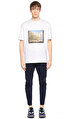 Lanvin Baskı Desen Beyaz T-Shirt