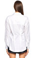 Acler Gömlek Yaka Beyaz Bluz