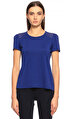 Karen Millen File Detaylı Mavi T-Shirt