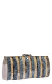 Luya Handcrafts Stripy Clutch