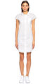 Cheap Monday Düz Desen Mini Beyaz Elbise