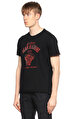 John Varvatos Usa Baskı Desen Siyah T-Shirt