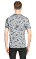 John Varvatos Usa Mermer Desenli Gri T-Shirt 