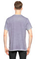 John Varvatos Usa Düz Renk Mor T-Shirt