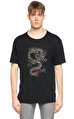 John Varvatos Usa Baskı Desen Siyah T-Shirt