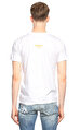 Dom Rebel Baskı Desen Beyaz T-Shirt