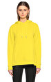 Samsoe&Samsoe Kapüşonlu Neon Sarı Sweatshirt