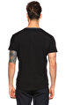 Isaora Baskı Desen Siyah T-Shirt