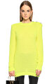 Balmain Neon Sarı Bluz