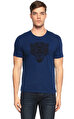 John Varvatos USA İşleme Detaylı Lacivert T-Shirt