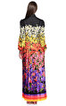 Gucci Çiçek Desen Renkli Uzun Elbise