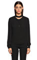 Karen Millen Choker Yaka Siyah Bluz