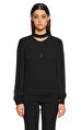Karen Millen Choker Yaka Siyah Bluz