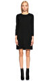 Alberta Ferretti Siyah Mini Elbise
