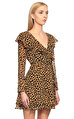 Free People Leopar Desen Mini Elbise