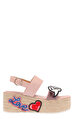 Love Moschino Pembe Sandalet