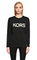 MICHAEL Michael Kors Pano Desen Siyah-Gold Sweatshirt