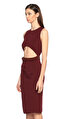 Cushnie et Ochs Bordo Elbise