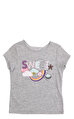 Little Marc Jacobs Kız Çocuk  Baskı Desen Gri T-Shirt