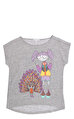 Little Marc Jacobs Kız Çocuk  Baskı Desen Gri T-Shirt