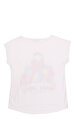 Little Marc Jacobs Kız Çocuk  Baskı Desen Beyaz T-Shirt