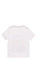 Little Marc Jacobs Erkek Çocuk  Baskı Desen Beyaz T-Shirt