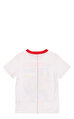 Little Marc Jacobs Erkek Çocuk  Baskı Desen Beyaz T-Shirt