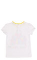 Little Marc Jacobs Kız Bebek  Baskı Desen Beyaz T-Shirt