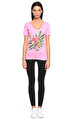 Guess Baskı Desen Pembe T-Shirt