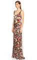 Roberto Cavalli Çiçek Desenli Uzun Renkli  Elbise