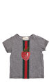 Gucci Baskı Desen Gri T-Shirt