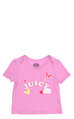 Juicy Couture Kız Bebek  Baskı Desen Lila T-Shirt