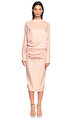 Tom Ford Pembe Midi Elbise