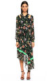 BCBG MAX AZRIA Çiçek Desenli Elbise