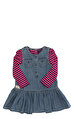 Polo Ralph Lauren Kız Bebek  Çizgili Bluz & Elbise