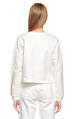 Silvian Heach Taşlı Beyaz Sweatshirt
