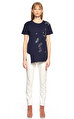 Silvian Heach Taş İşlemeli Lacivert T-Shirt