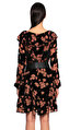 MICHAEL Michael Kors Çiçek Desenli Siyah Elbise