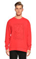 Les Benjamins İşleme Detaylı Kırmızı Sweatshirt