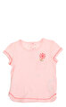 BillieBlush Kız Bebek Simli Cepli Pudra T-Shirt