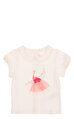 BillieBlush Kız Bebek Bebe Yaka Beyaz T-Shirt