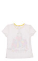 Little Marc Jacobs Baskı Desen Beyaz Kız Bebek T-Shirt
