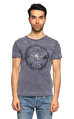 Guess Baskı Desen Lacivert T-Shirt