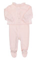 Baby Dior Dantel İşlemeli Tulum Pudra Pijama